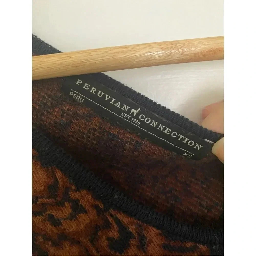 Peruvian Connection Pima Cotton Patterned Dress S… - image 3